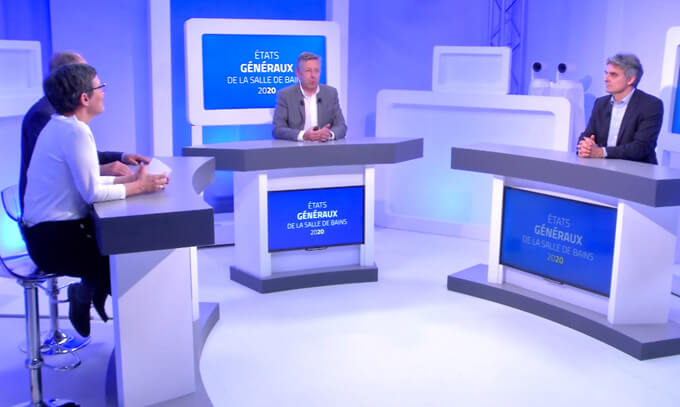 plateau TV Afisb plateau TV Association Française des Industries de la Salle de Bains