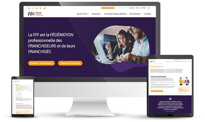 refonte site web fff refonte site web fff (fédération française de la franchise)